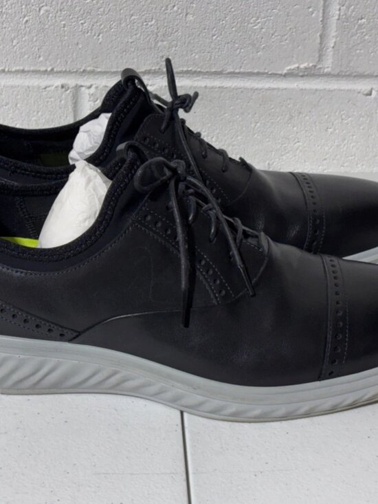 Ecco Mens Shoes St.1 Hybrid Lite Sneaker Sz 13 US Worn Twice with Box Black Gray main image 4
